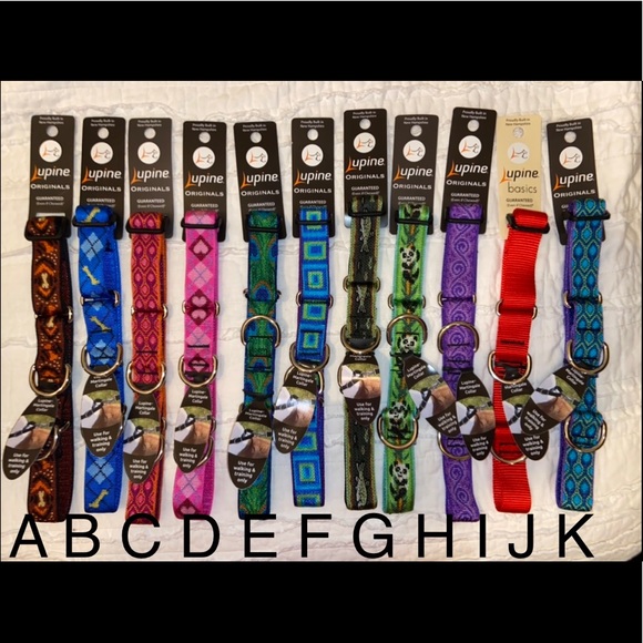 NEW LUPINE DOG COLLARS $17 EACH